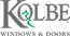Logo for Kolbe Windows & Doors with stylized green and gray text