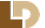 Stylized black letter D with the upper right portion separated by a vertical line